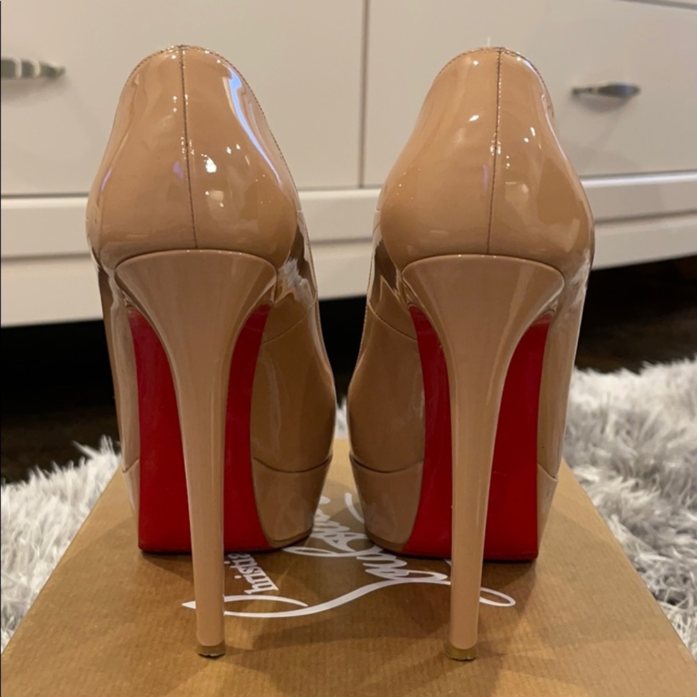 Christian Louboutin Bianca Patent Leather Pumps